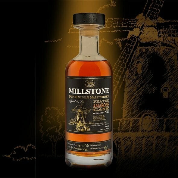 Millstone Whisky - Special No. 19 - Peated Amarone cask - 3,5 years - 46% Millstone Whisky - Special No. 19 - Peated Amarone cask - 3,5 years - 46%