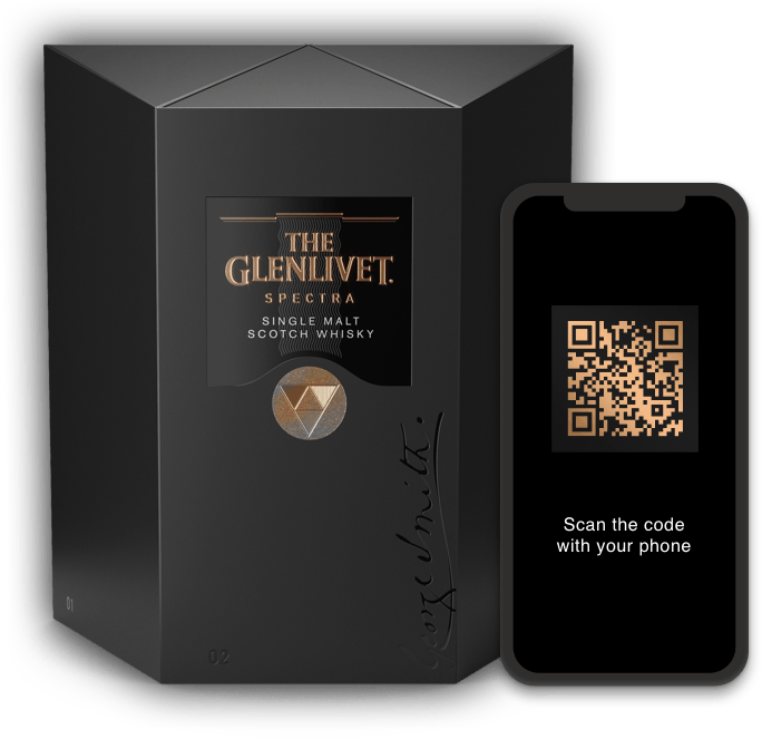 Glenlivet Spectra serie van drie - 40% Glenlivet Spectra serie van drie - 40%