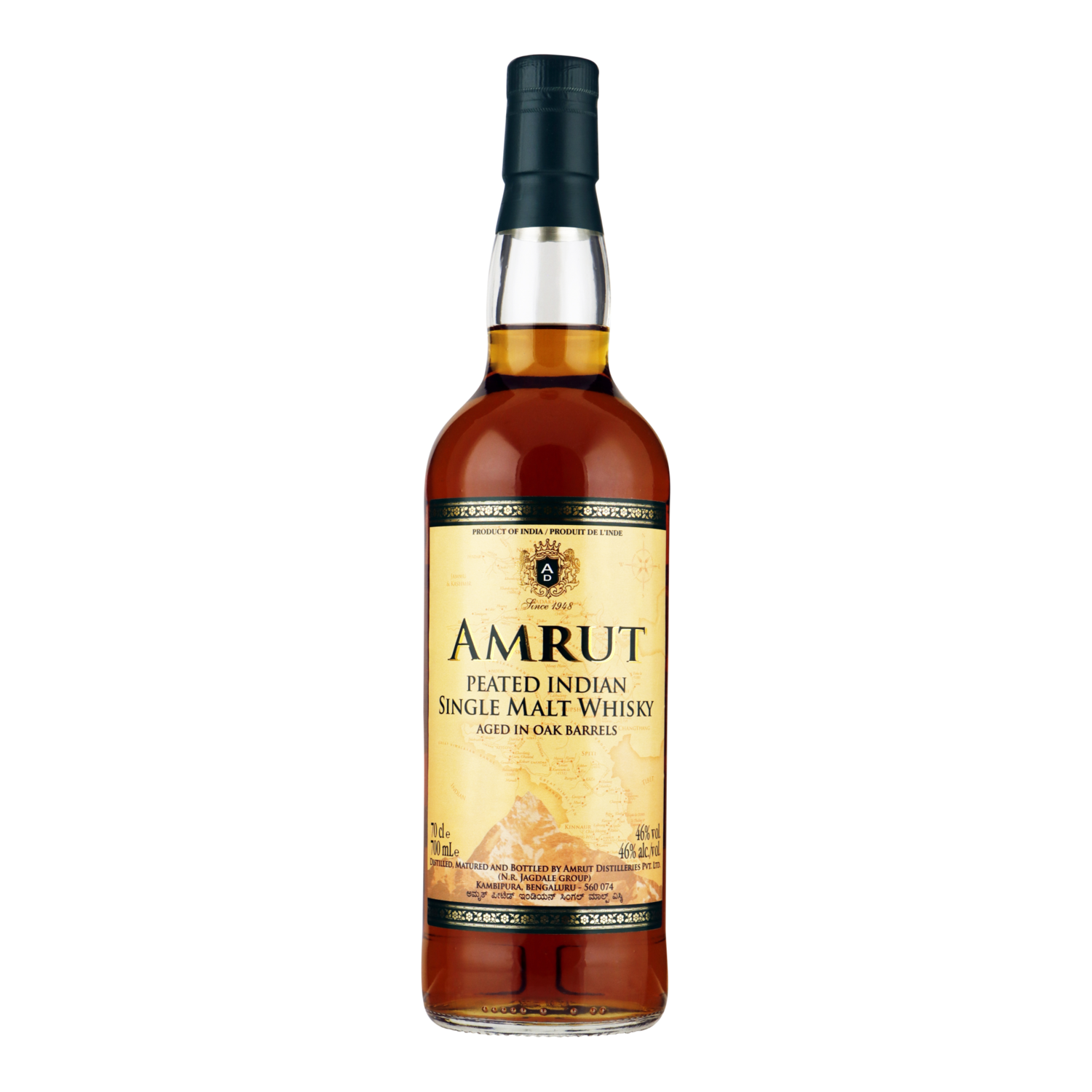 Amrut Indian Peated Single Malt - 46%