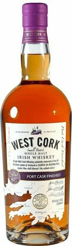 West Cork Single Malt Portwood - 43%