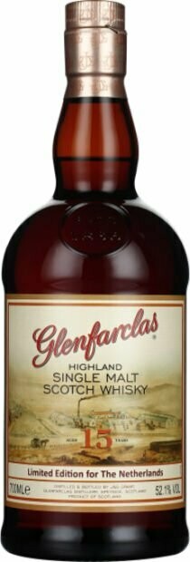 Glenfarclas 15 years - Oloroso Sherry Cask - limited edition - 52.1%