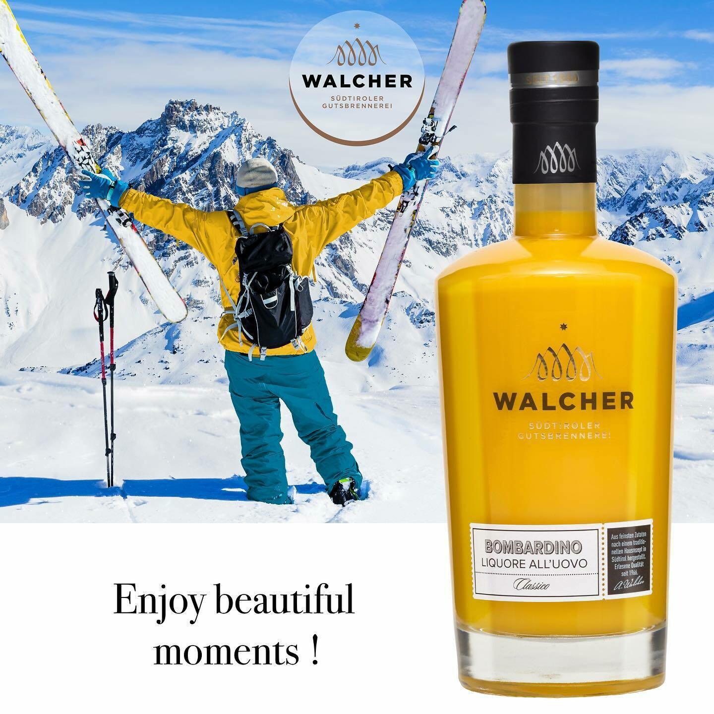 Bombardino van Walcher - 20cl. Bombardino van Walcher - 20cl.