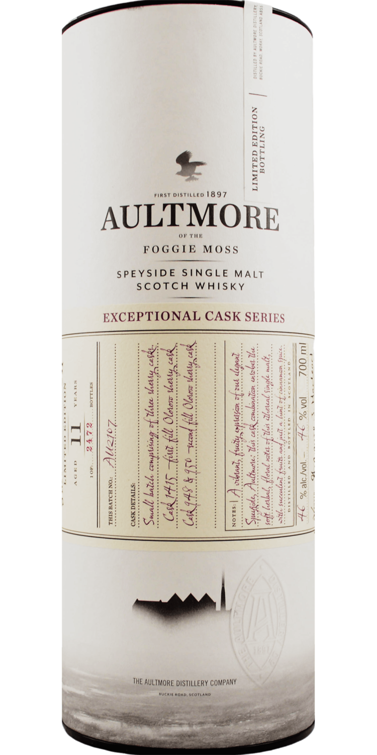 Aultmore Exeptional Cask Series - 11 years - 46% Aultmore Exeptional Cask Series - 11 years - 46%