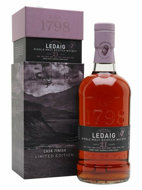 Ledaig - 21 years - Marsala Finish - 55.8%