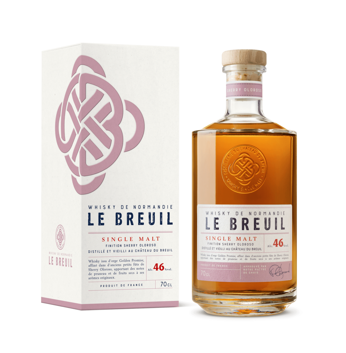 Le Breuil Whisky - Single Malt Sherry - Finition Oloroso-finish - 46%