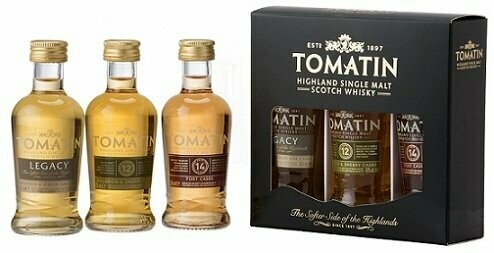 Tomatin miniaturen set van drie Tomatin miniaturen set van drie