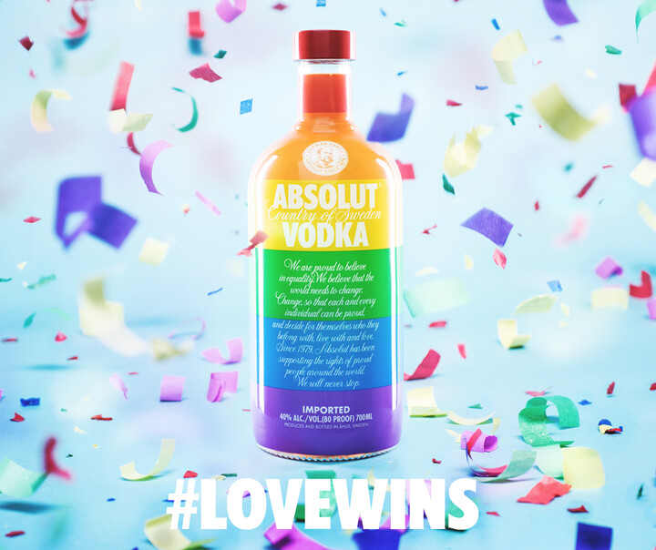 Absolut Rainbow vodka Absolut Rainbow vodka
