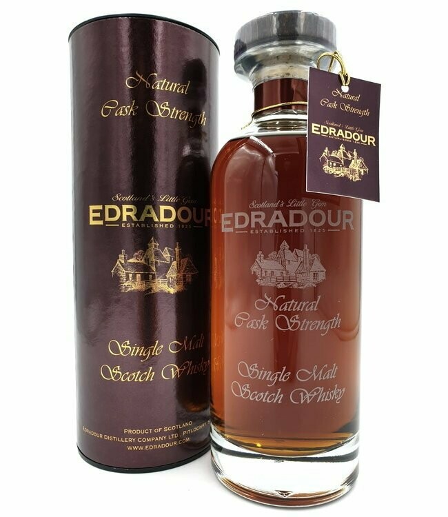Edradour 12 years - Natural Cask Strenght Ibisco decanter - 2008 - Cask 384 - 57.8%