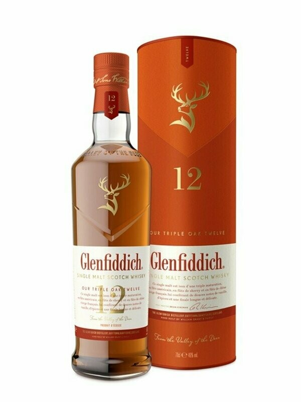 Glenfiddich 12 years Triple Oak - 40% Glenfiddich 12 years Triple Oak - 40%