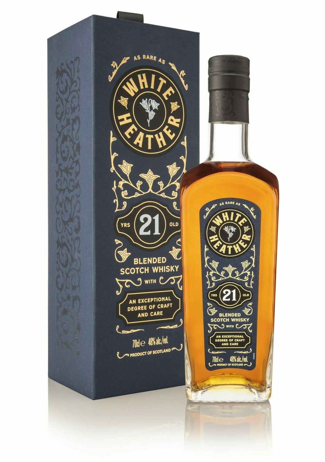 GlenAllachie White Heather blended - 21 years - 48%