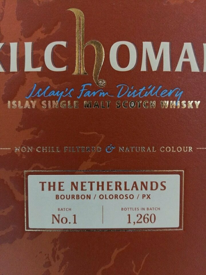 Kilchoman Small Batch Release - No. 1 - The Netherlands - 47% Kilchoman Small Batch Release - No. 1 - The Netherlands - 47%