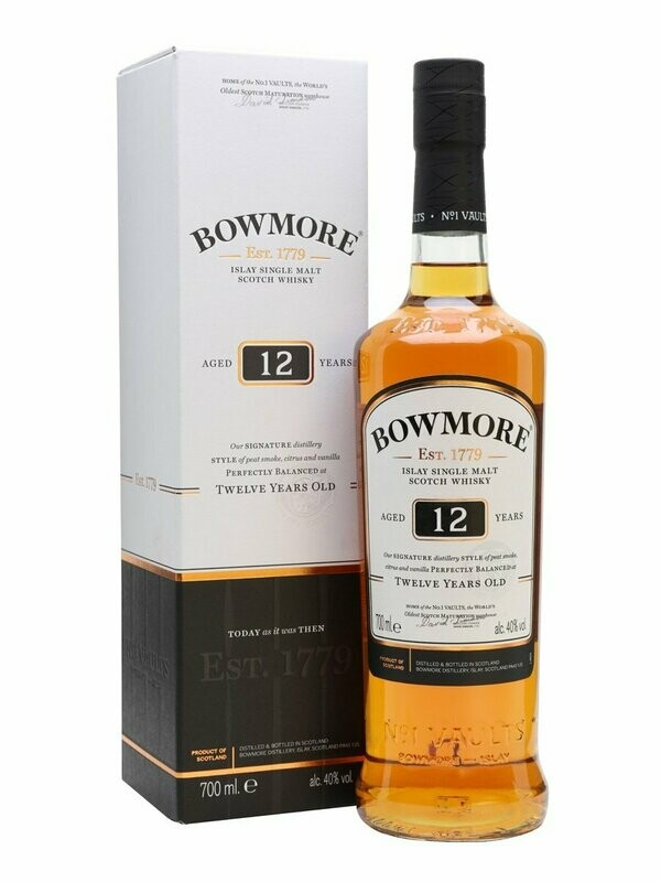 Bowmore 12 years - 40% - 0.70l.