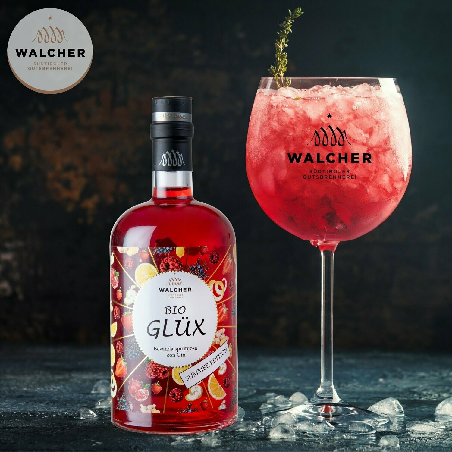 Walcher glüx summer edition gin - biologisch Walcher glüx summer edition gin - biologisch