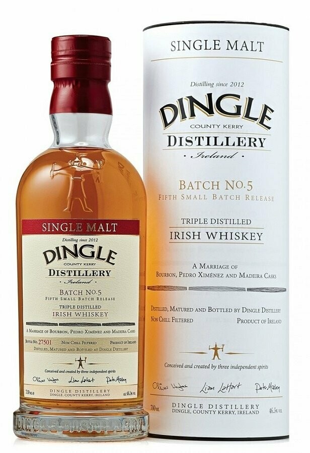 Dingle batch 5 - Bourbon - PX - Madeira cask - 46.5%