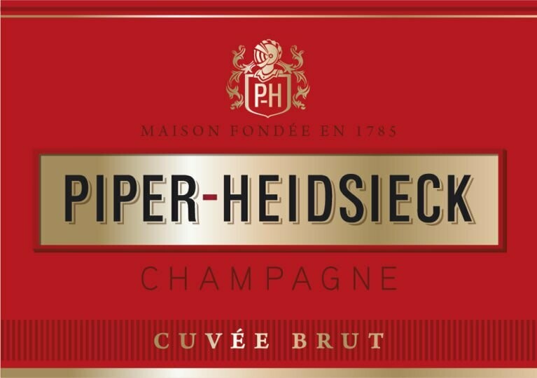 Piper Heidsieck Cuvée Brut Champagne - Lipstick present Piper Heidsieck Cuvée Brut Champagne - Lipstick present