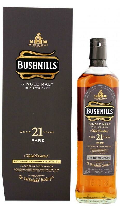 Bushmills 21 years - 40%