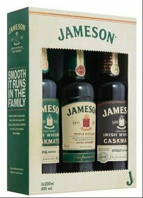 Jameson giftpack - 3 x 20cl.