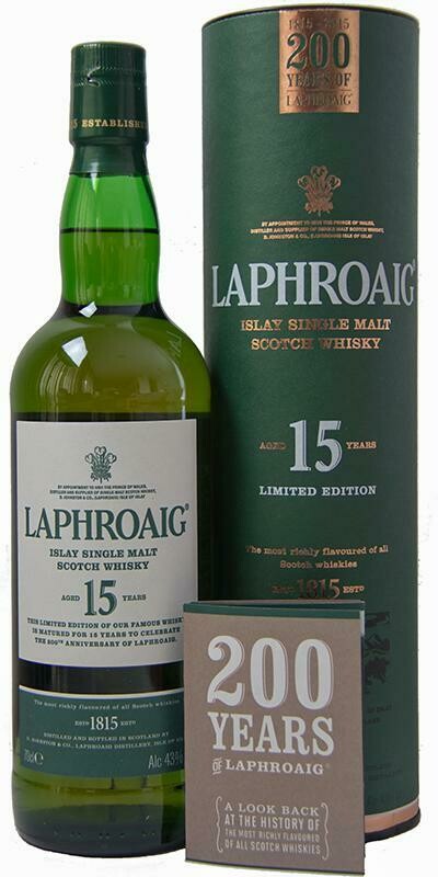 Laphroaig 15 years - limited edition - 43%