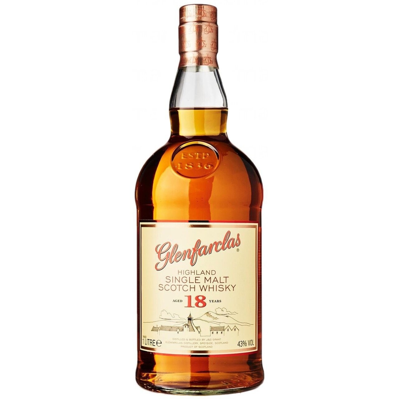 Glenfarclas 18 years - liter - 43% Glenfarclas 18 years - liter - 43%