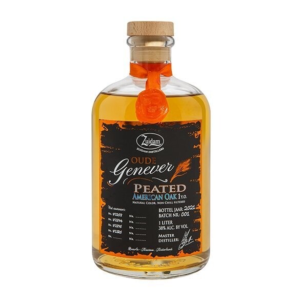Zuidam Oude Genever- Peated - American Oak - 1 year
