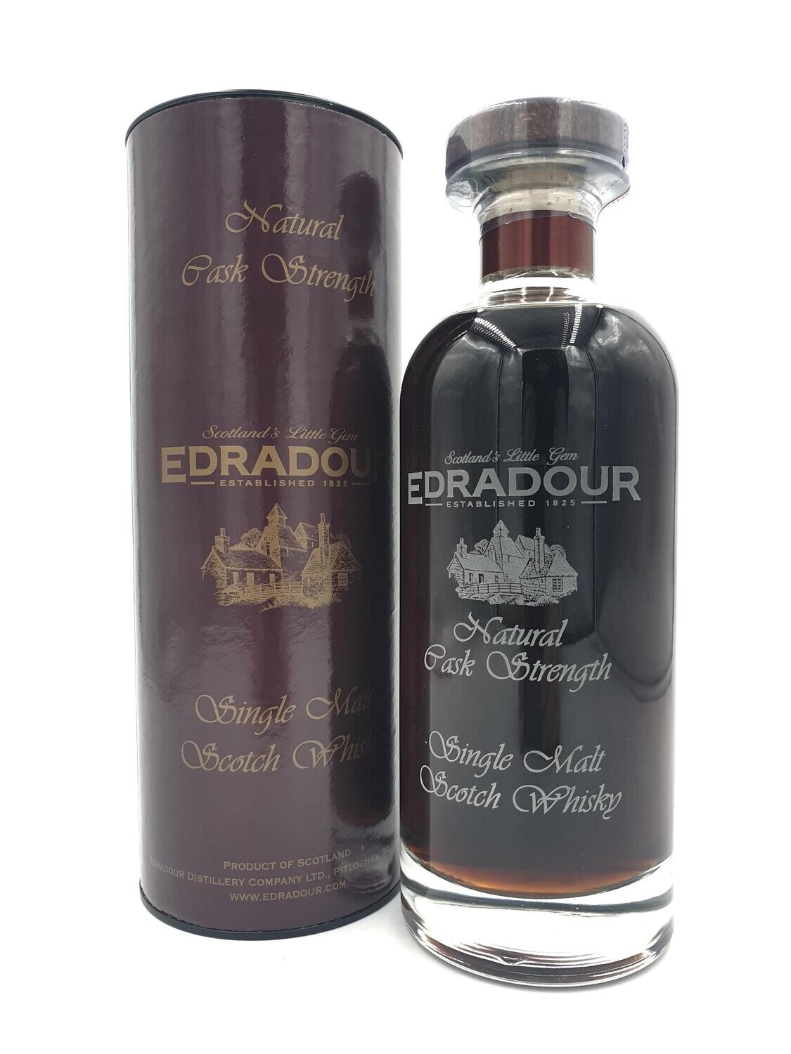 Edradour 12 years - Natural Cask Strenght - Sherry Ibisco decanter - 2009 - 54.9%