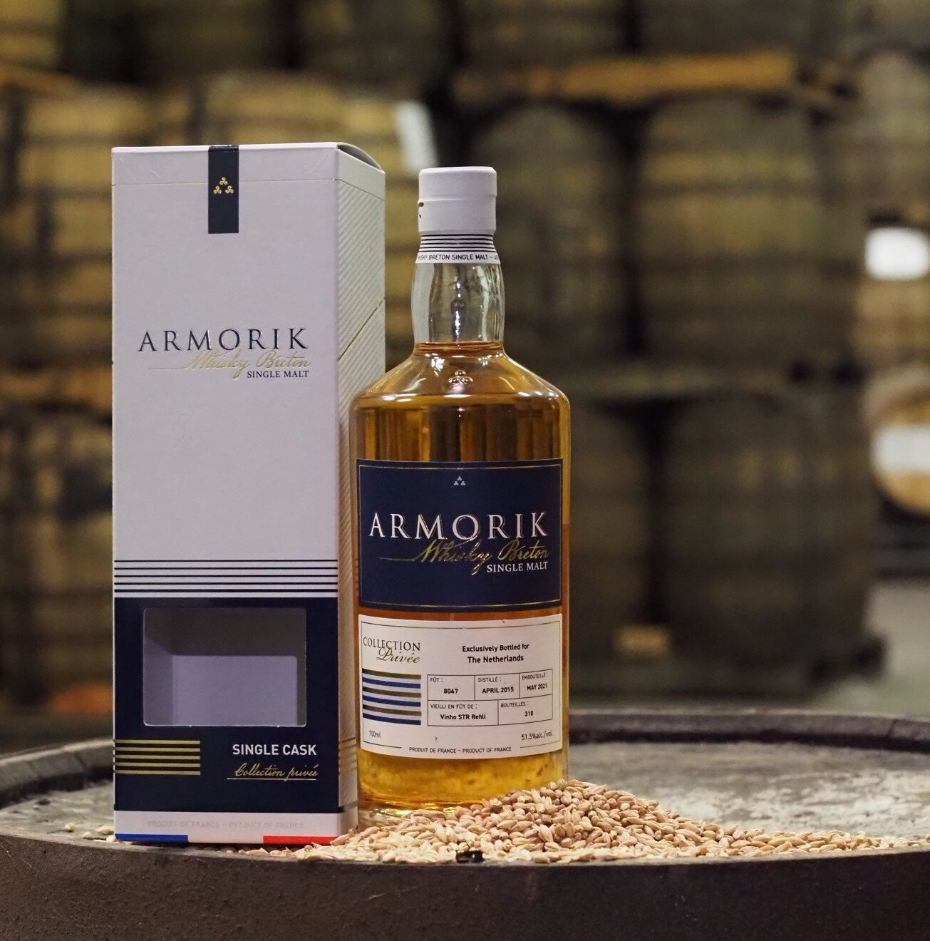 Armorik 6 years Single Cask Vinho STR Fur 8047 - 51.5% Armorik 6 years Single Cask Vinho STR Fur 8047 - 51.5%