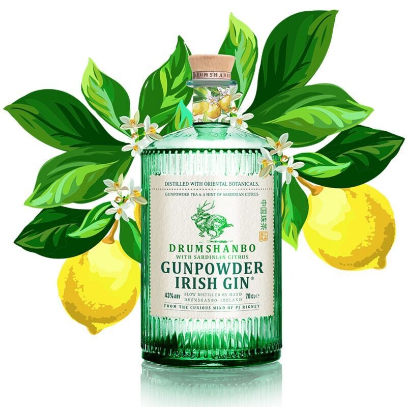 Drumshanbo Gunpowder Irish Gin Sardinian Citrus - 43% Drumshanbo Gunpowder Irish Gin Sardinian Citrus - 43%