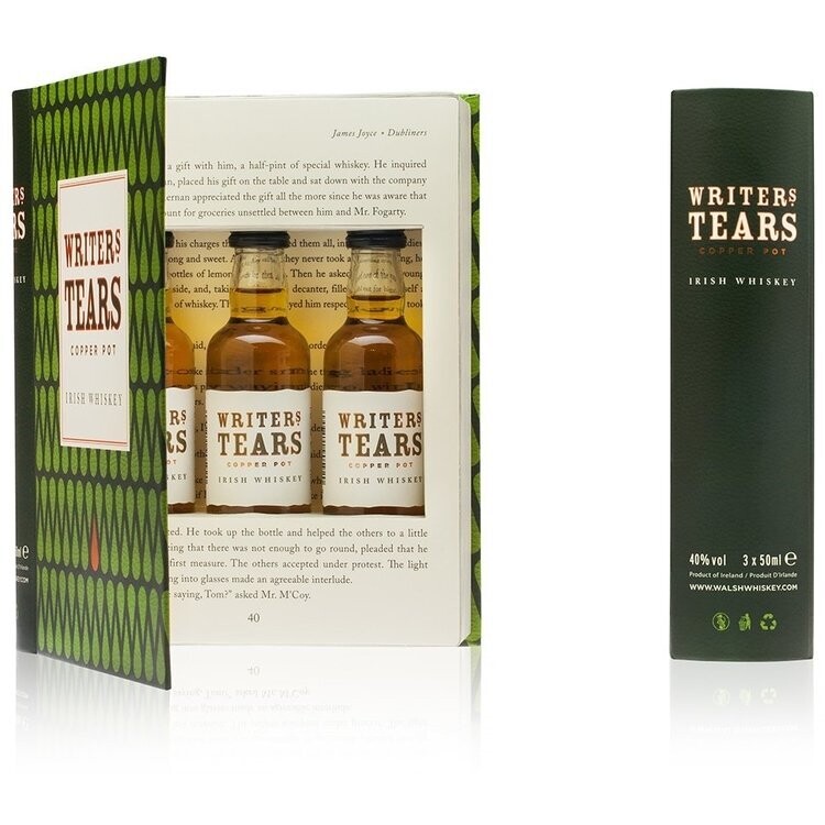 Writers Tears cadeau-pakket met 3x 5cl.