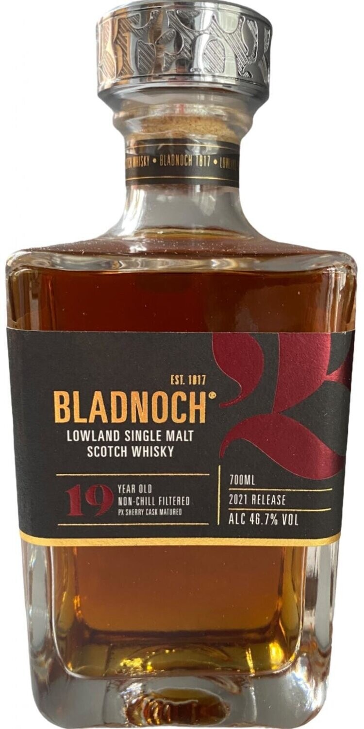 Bladnoch 19 years - PX Sherry Cask - 46.7% Bladnoch 19 years - PX Sherry Cask - 46.7%