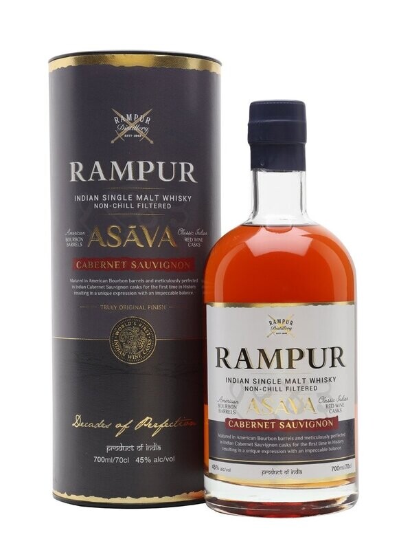 Rampur Asava Indian Single Malt - 45%