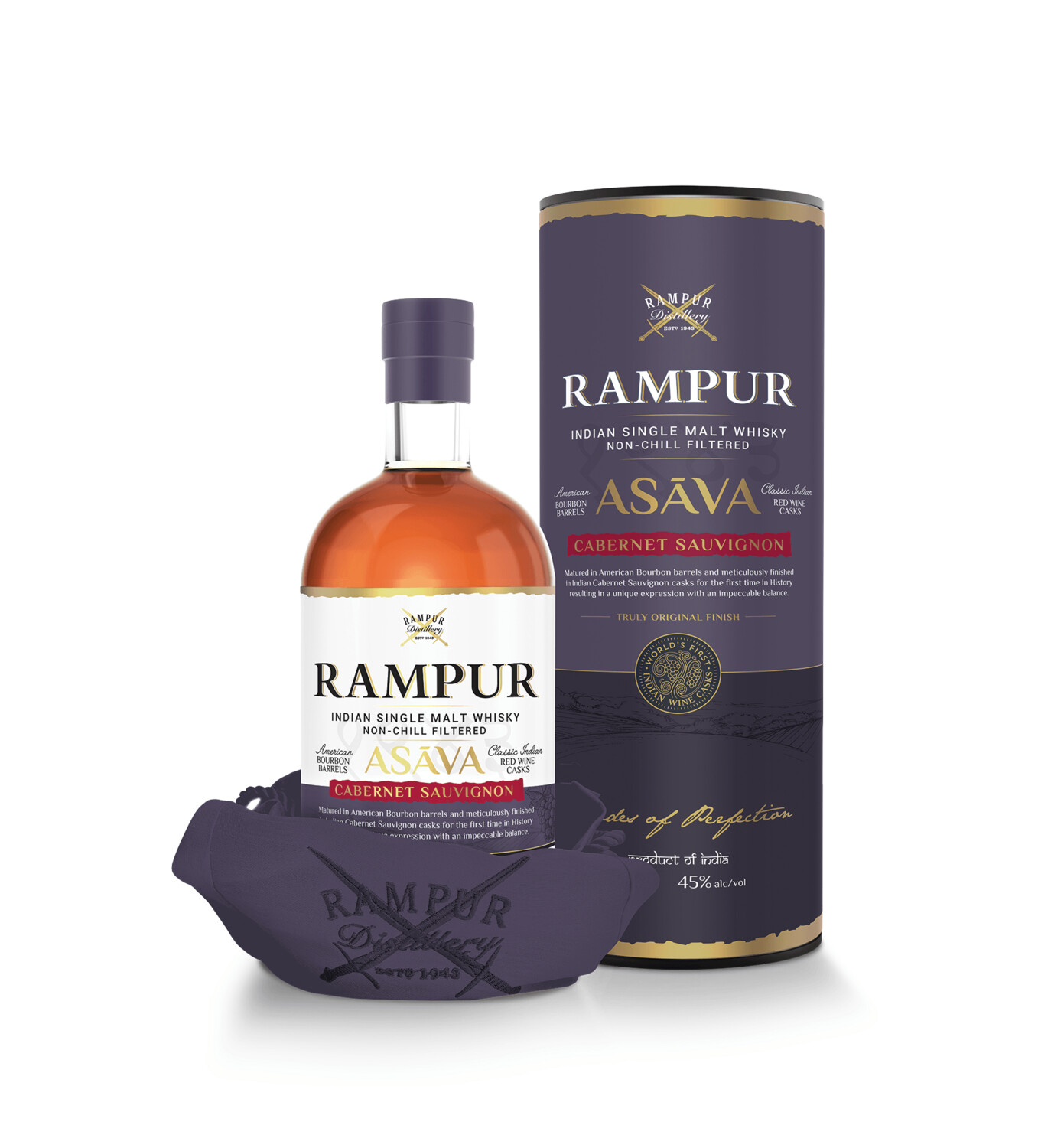 Rampur Asava Indian Single Malt - 45%