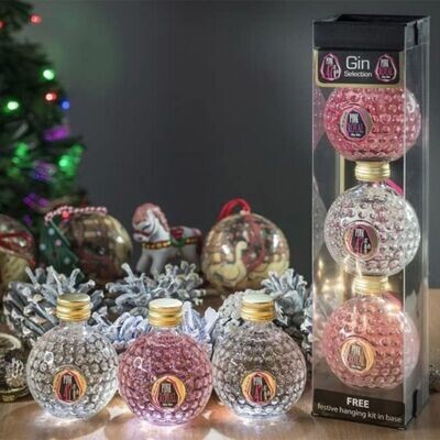 Pink 47 Gin - Kerstballen set met 3 ballen