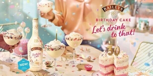 Baileys Birthday Cake - 17% Baileys Birthday Cake - 17%