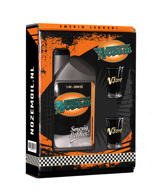 Nozem Oil cadeauverpakking met glaasjes
