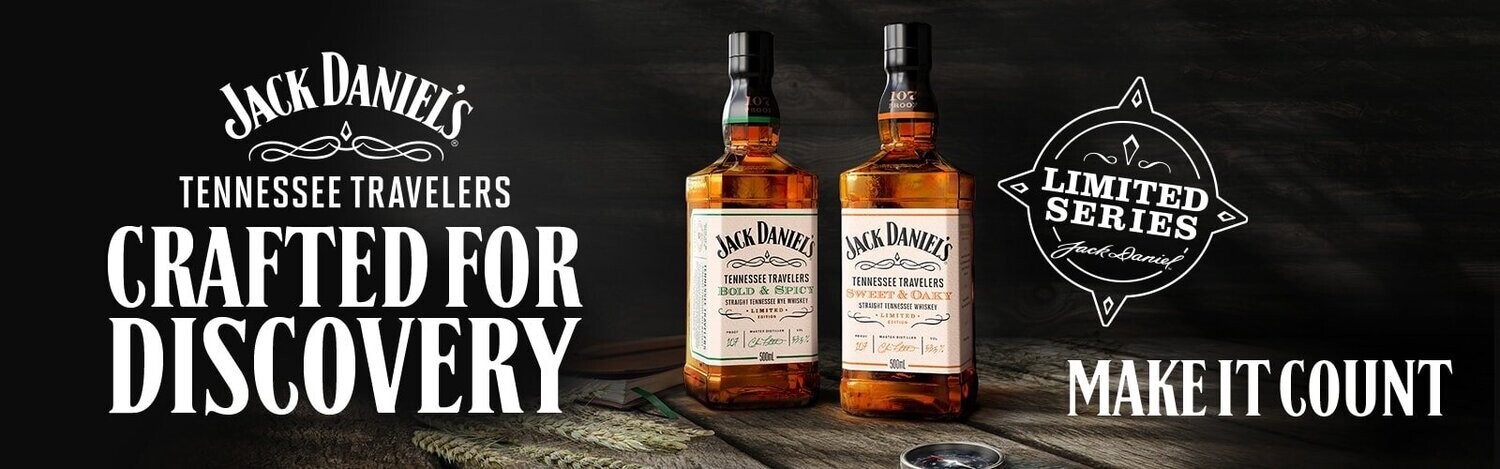 Jack Daniel's Travelers Edition Sweet and Oaky - 53,5% Jack Daniel's Travelers Edition Sweet and Oaky - 53,5%