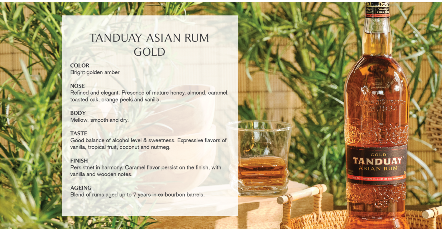 Tanduay Gold Rum - 40% Tanduay Gold Rum - 40%