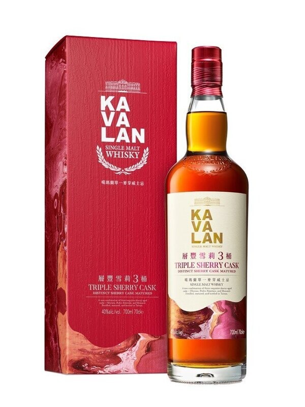 Kavalan Single Malt Triple Sherry Cask - 40%