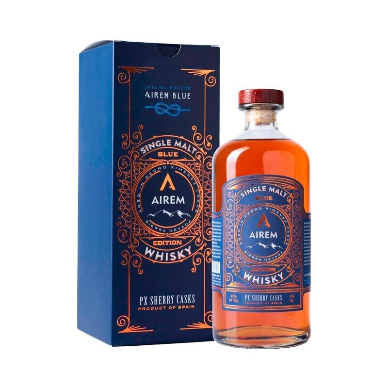 Airem Blue 14 years Single Malt - 43% - Max. 1 per klant.