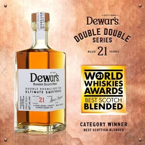 Dewar's Double Double Cask - 21 years - 46% Dewar's Double Double Cask - 21 years - 46%