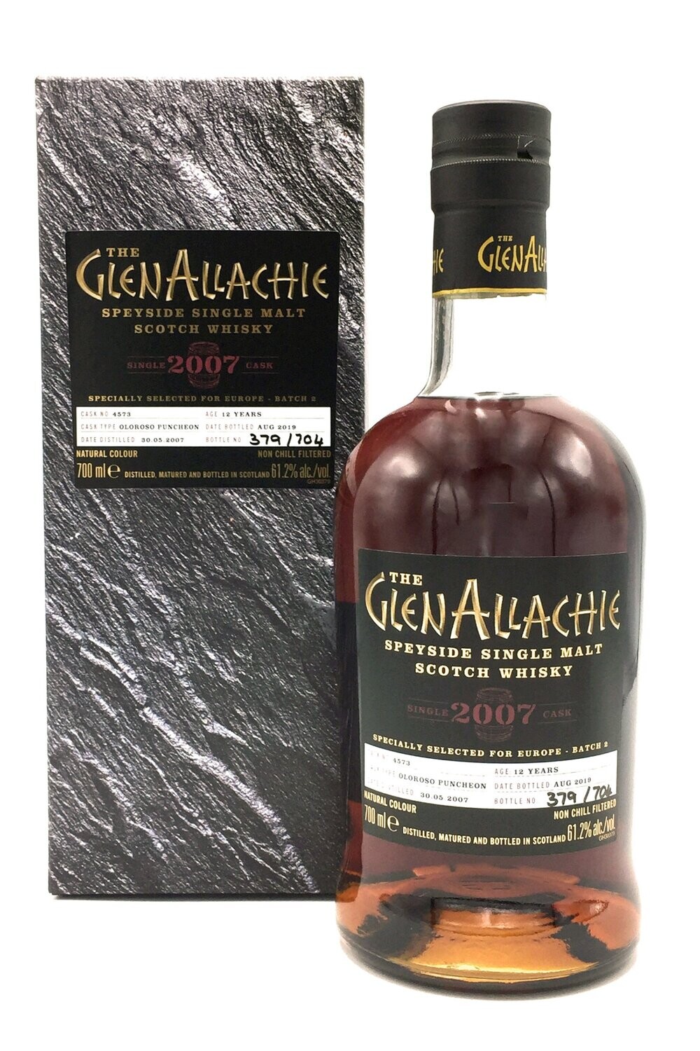 GlenAllachie 12 years - Oloroso Cask - Selected for Europe - 61.2%