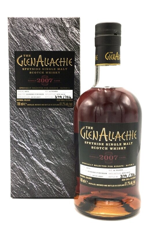 GlenAllachie 12 years - Oloroso Cask - Selected for Europe - 61.2%