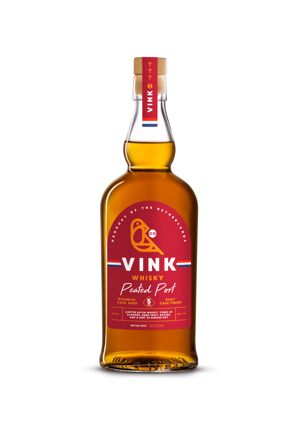 Vink Peated Port Cask - 5 years - 44.7% Vink Peated Port Cask - 5 years - 44.7%