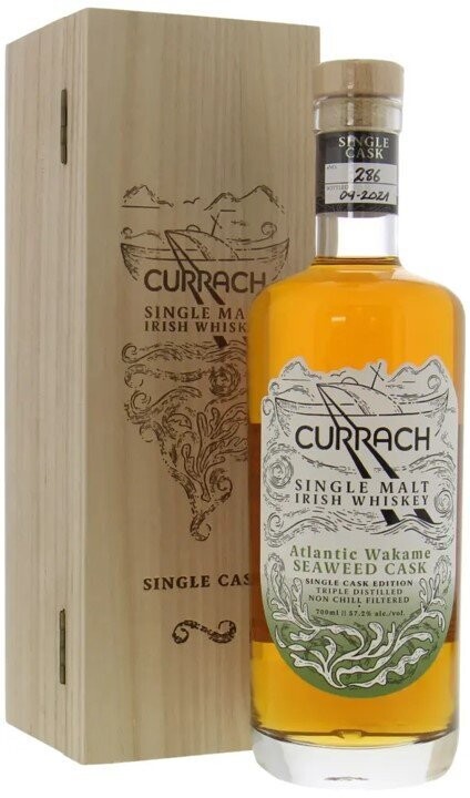 Currach Atlantic Wakame Seaweed Cask - Virgin Oak - 58.4%