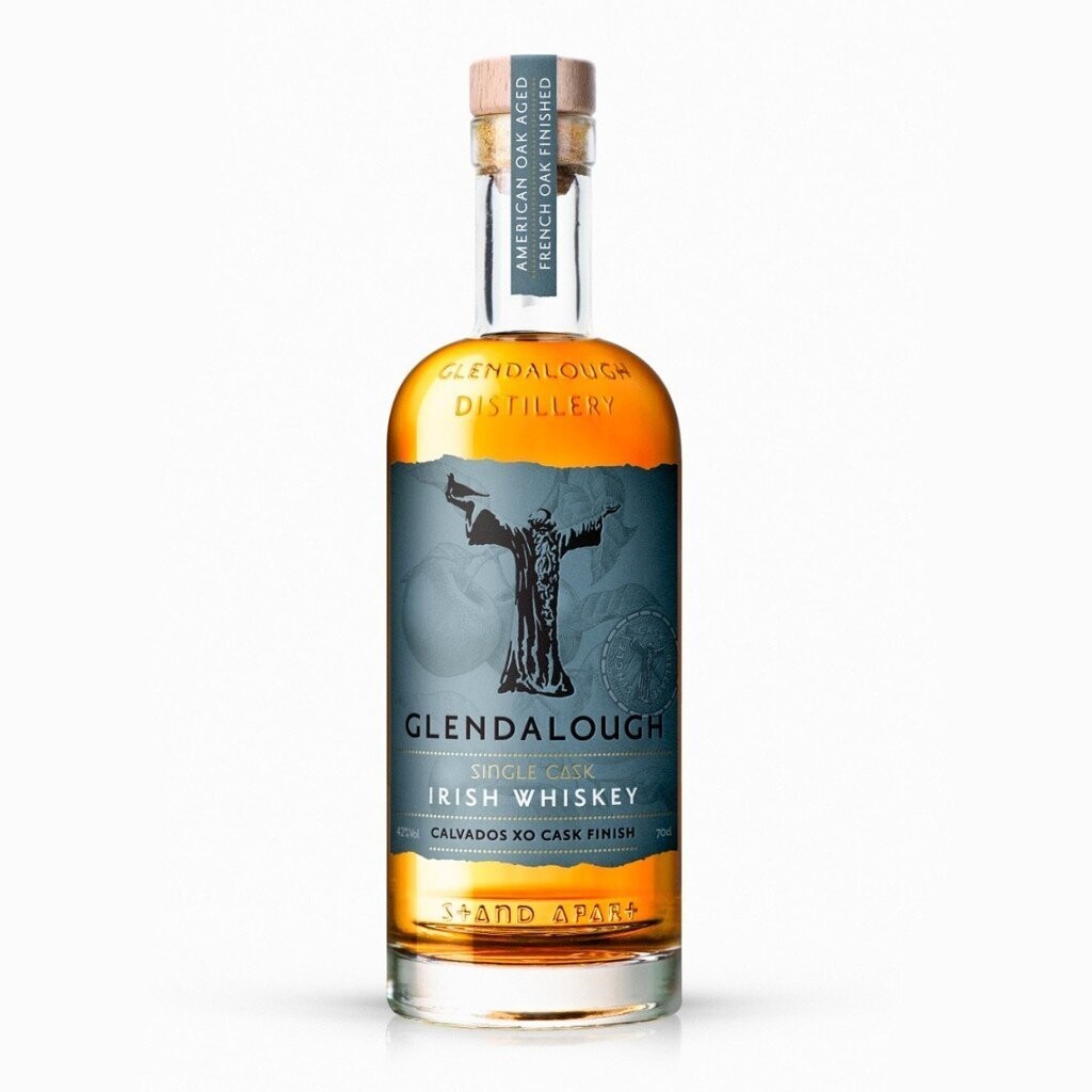 Glendalough Irish Malt - 3 years Single Grain - Calvados Cask Finish - 42% Max. 1 per klant.