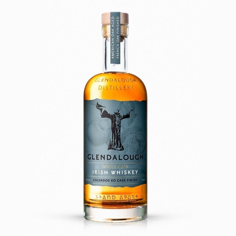 Glendalough Irish Malt - 3 years Single Grain - Calvados Cask Finish - 42% Max. 1 per klant.