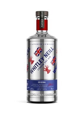 Whitley Neill Platinum Gin Queen's Jubilee Edition - 43%