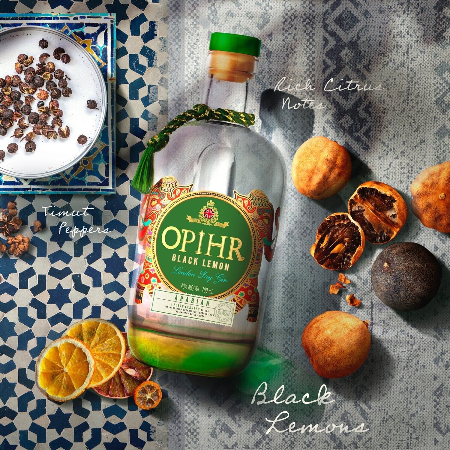 Opihr Arabic Editie Gin - 43% Opihr Arabic Editie Gin - 43%