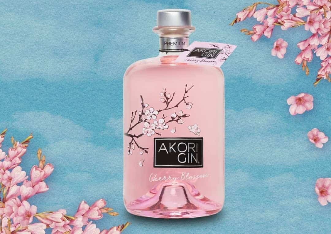 Akori Cherry blossom Gin - 40% Akori Cherry blossom Gin - 40%
