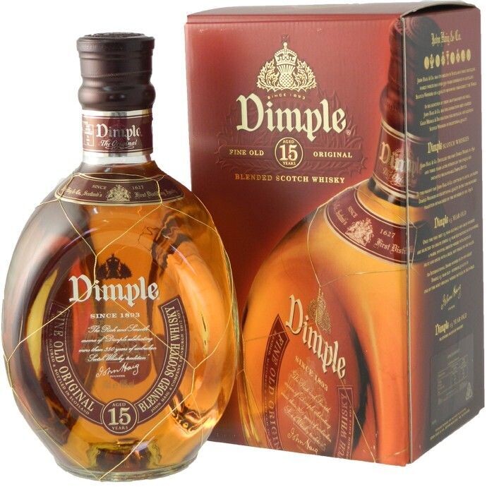 Dimple 15 years whisky - 43%