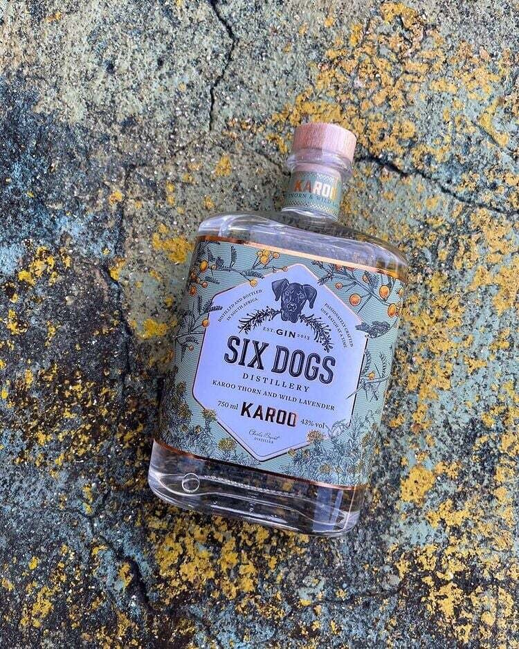 Six Dogs Karoo Gin - 43%